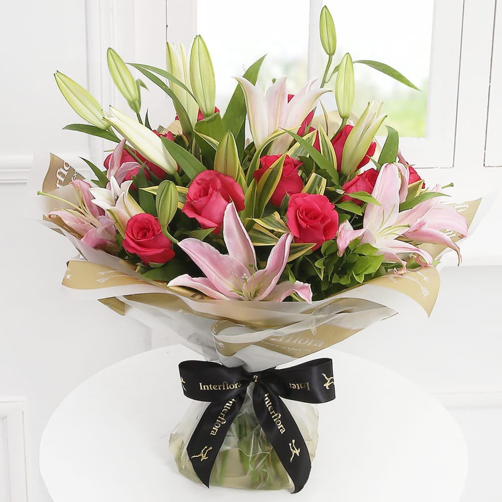 Pink Hand Tied Bouquet